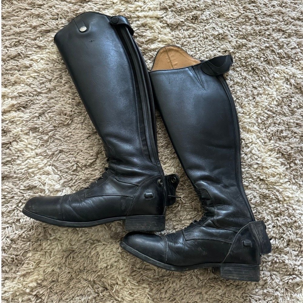 Dover Saddlery Iconeo Madison Field Boots Equestrian Riding Womens 8 Full Short